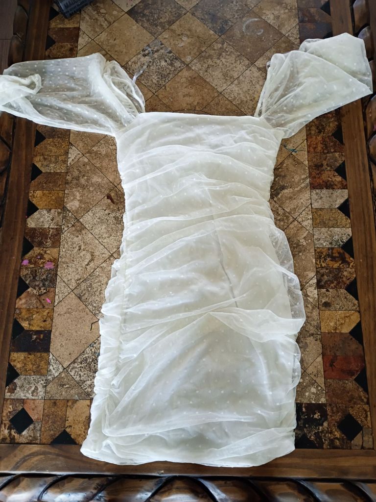 Selling White dress with puffy sleeves #fairycore #party